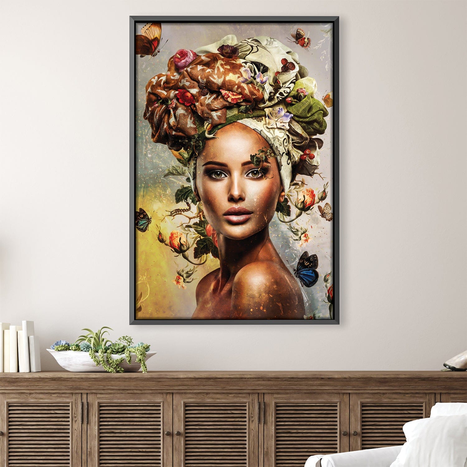 Flower Woman 5 Canvas