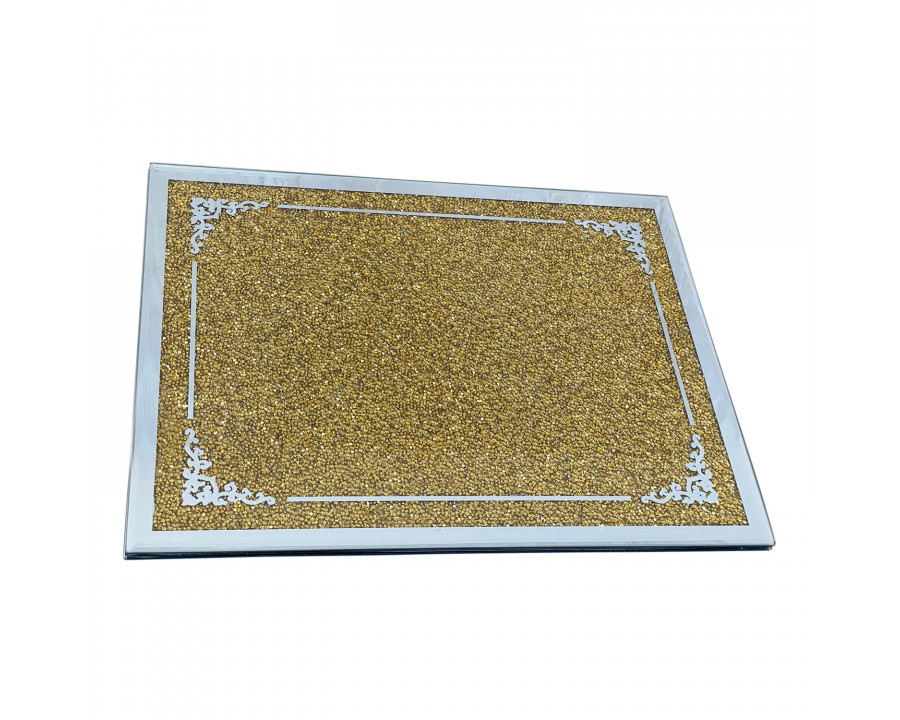 Furnings – Gold Crushed Diamond Chopping Board in Gift Box