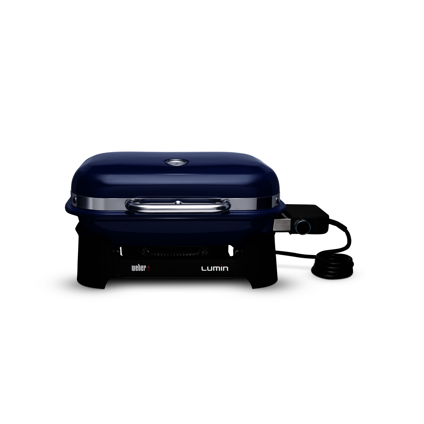 Lumin Compact Electric Grill – Deep Ocean Blue