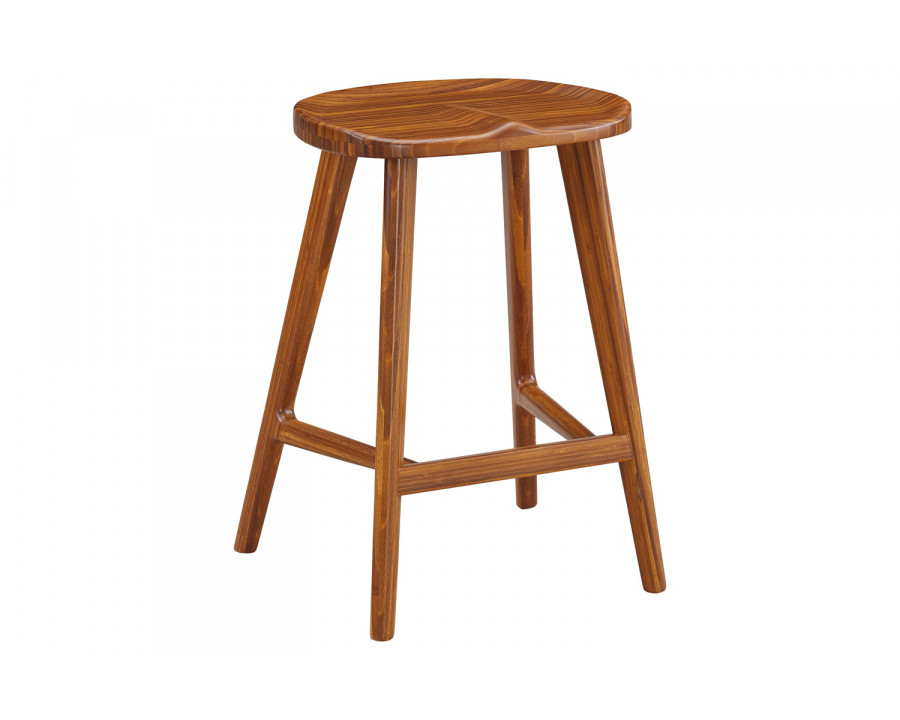 Greenington – Max Stool In Counter Height Set of 2 in Amber, Bamboo