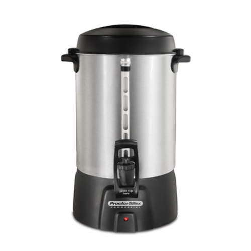 Hamilton Beach 45060R – Proctor-Silex Coffee Urn, 2.34 gallon cap.