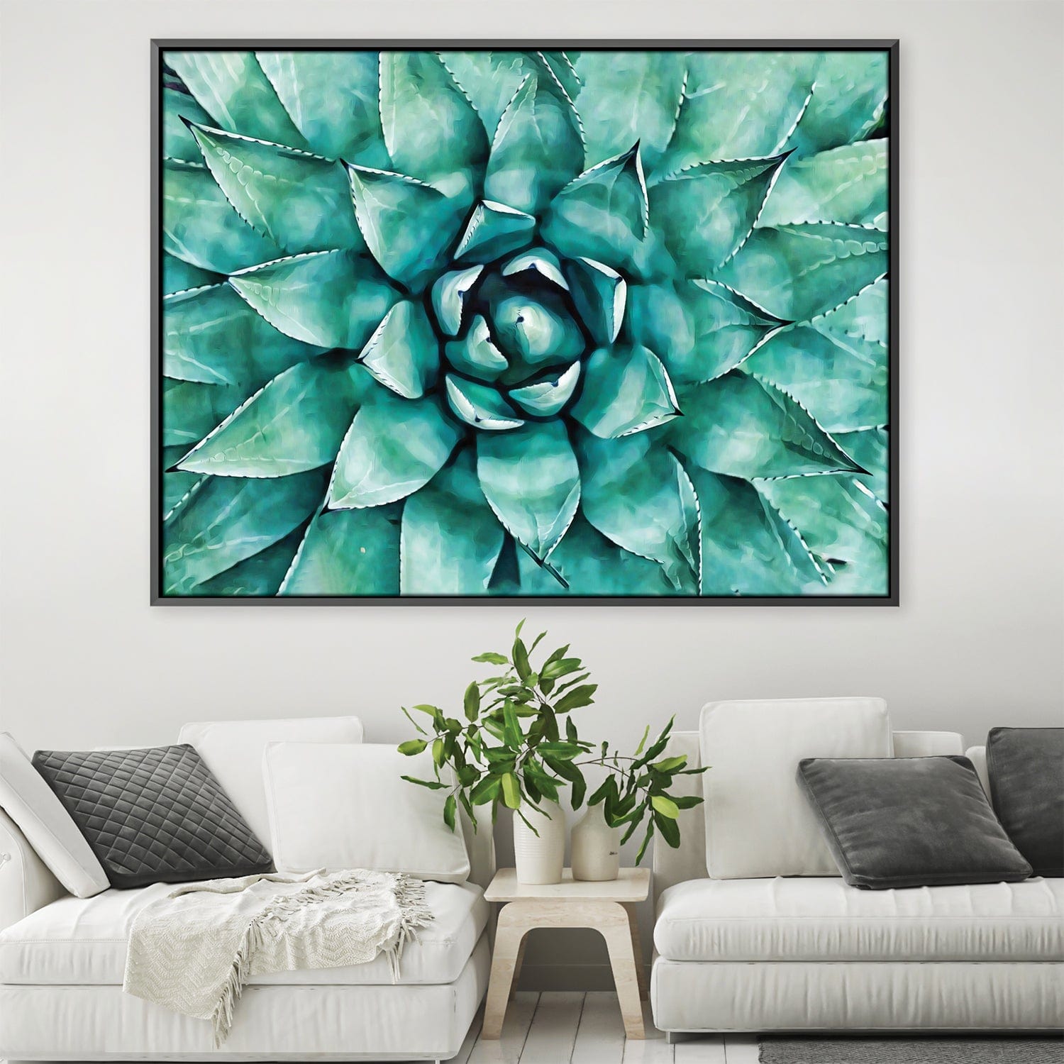 Heart of the Succulent Canvas