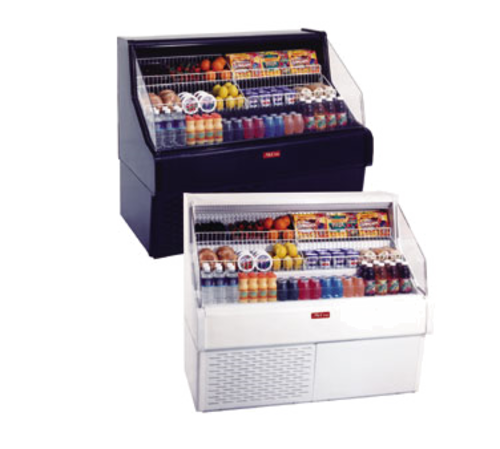 Howard-McCray R-OS30E-5C-LED – Curved Open Merchandiser, 63″W, 44″H, white exterior, remote refrigeration