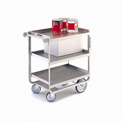 Lakeside 722 – Utility Cart, (3) 27 x 18in. Shelves, 700 lb. cap