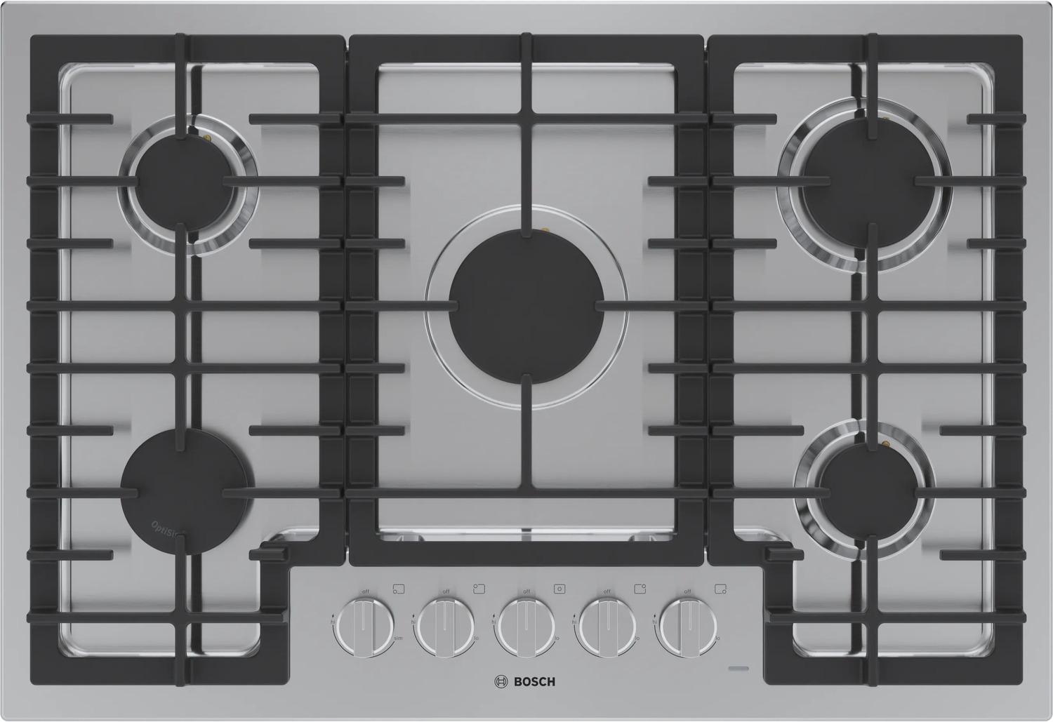 500 Series Gas Cooktop 30″ Stainless steel