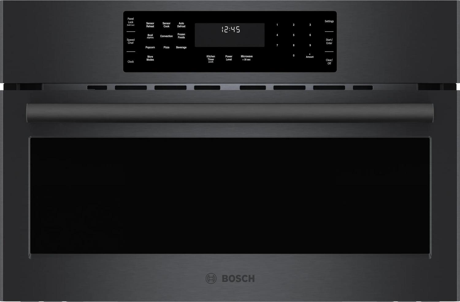 800 Series Speed Oven 30″ Black stainless steel