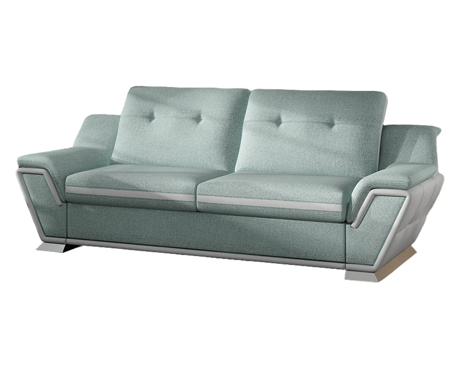 Maxima – Galactic 3 Sofa in Light Green/White