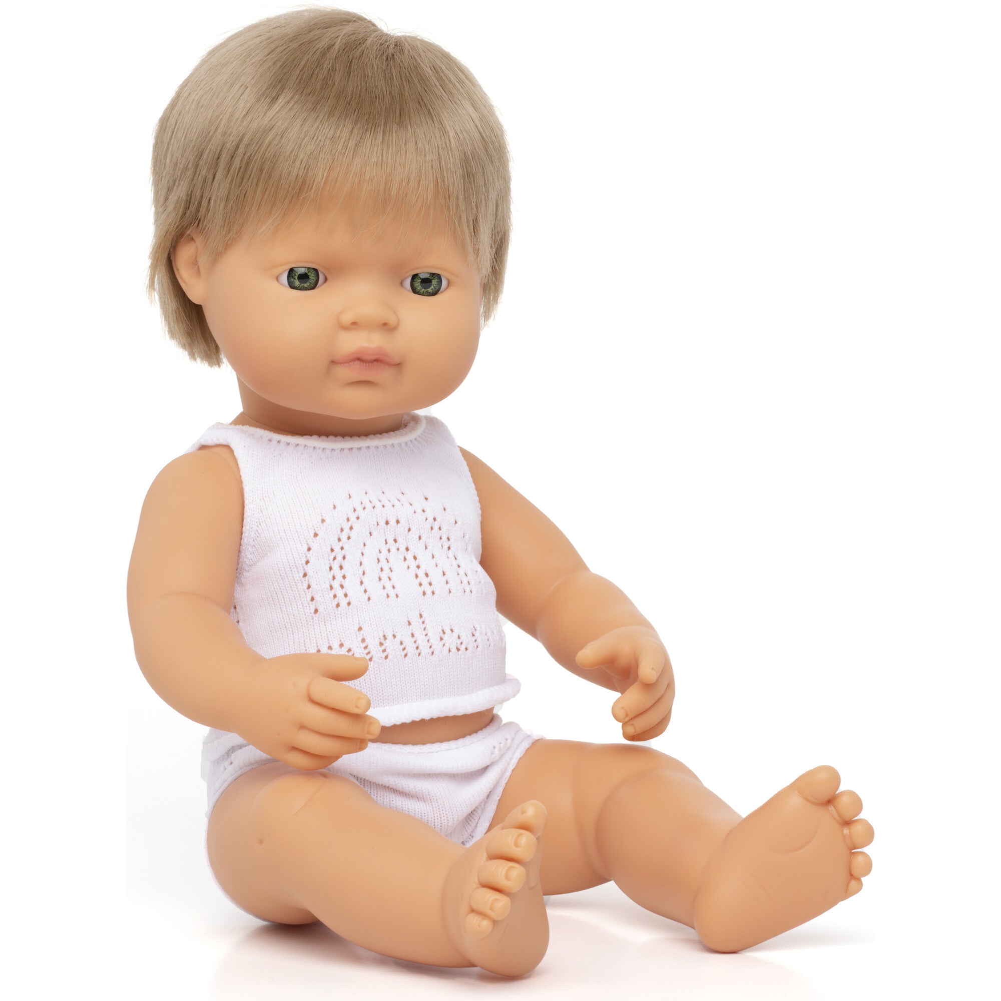 Caucasian Baby Doll | Dirty Blond Boy 15″