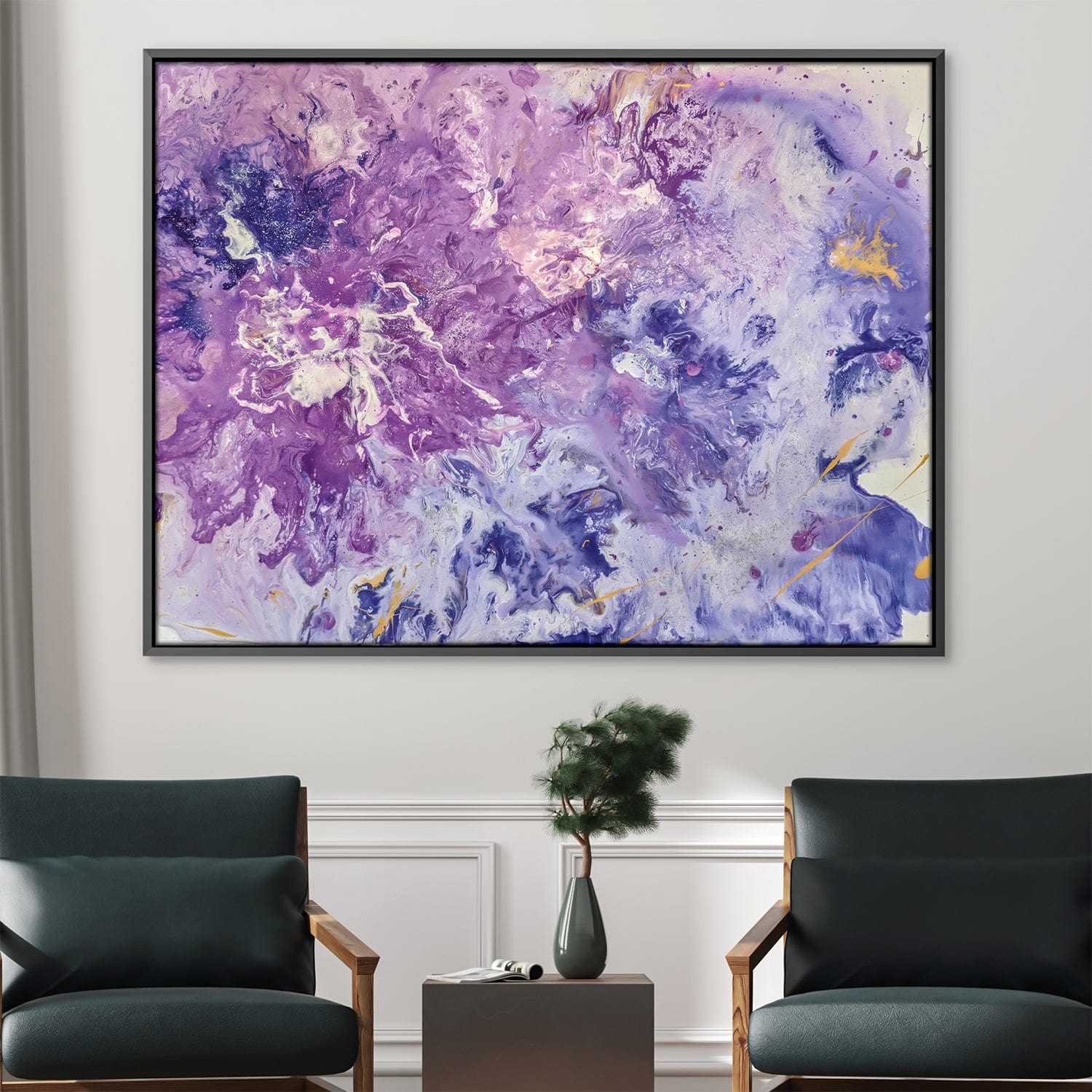 Purple Marble Canvas