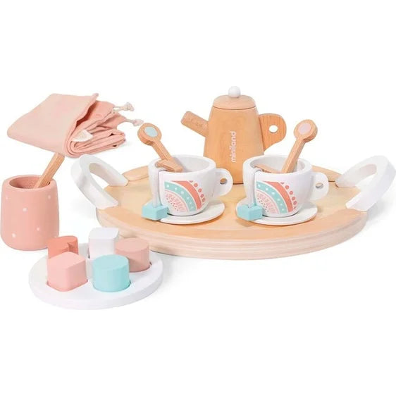 Doll Wooden Tea Set