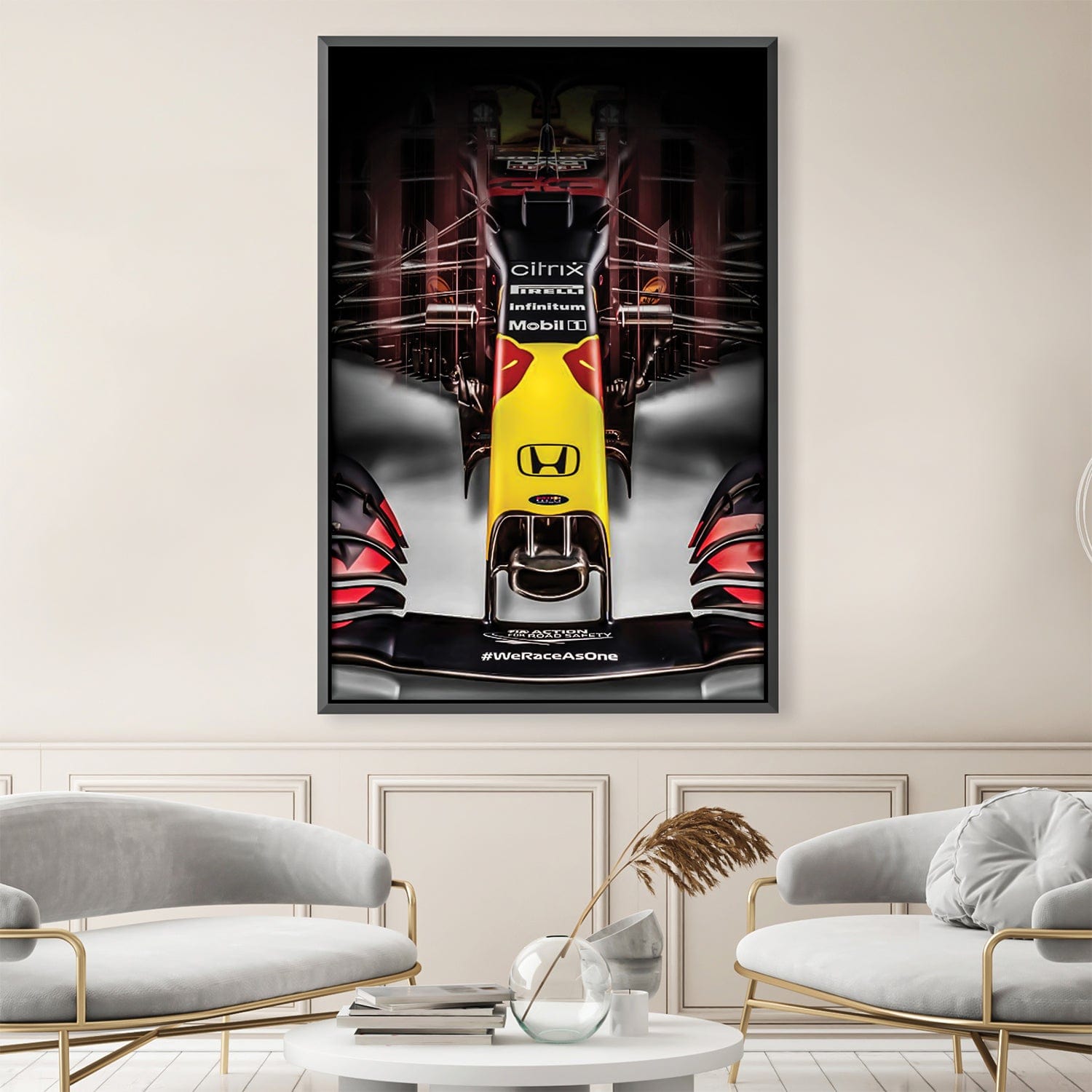 Redbull-F1-Red Canvas