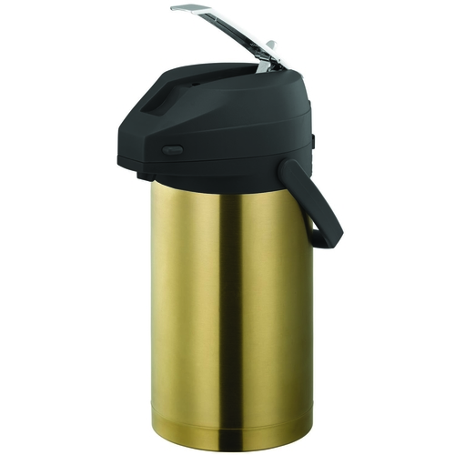 Service Ideas CTAL30BLVG – Airpot, 3 liter, 6-3/4″ x 8-3/4″ x 13-1/4″, retention: 4-6 hours, lever style, vintage gold