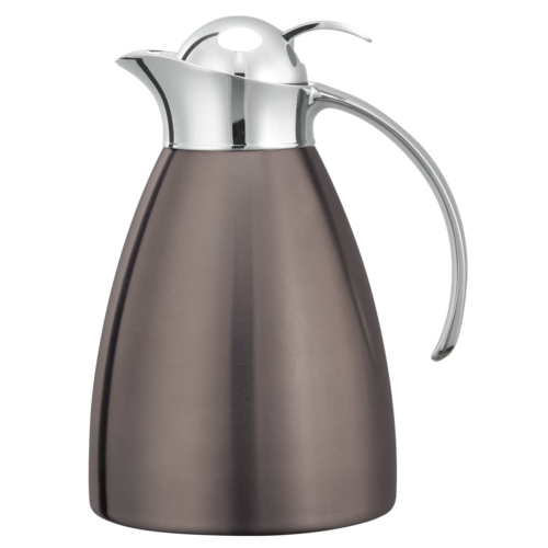 Service Ideas MAR10BSPBDT – Marquette Carafe, 1 liter, 4-3/4″ x 6″ x 8-1/4″, retention: 4-6 hours, dark tungsten