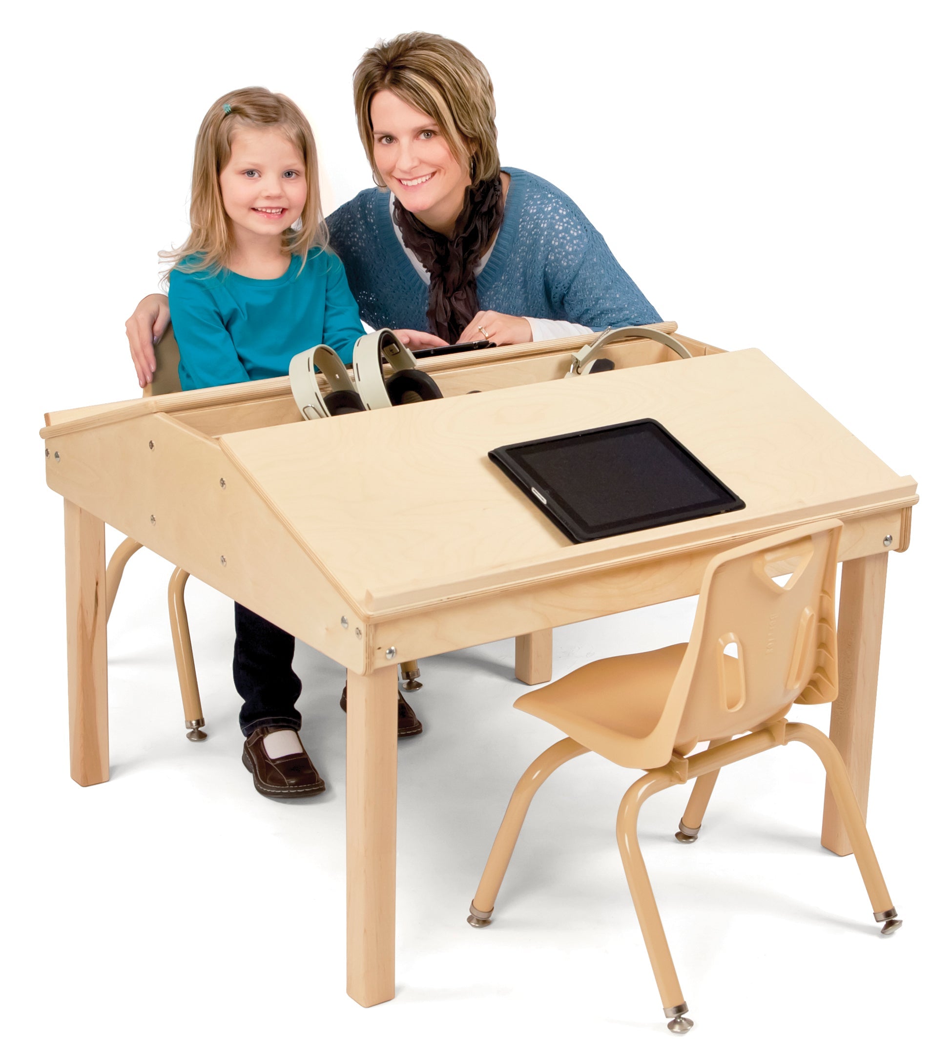 Jonti-Craft Quad Tablet And Reading Table – 24½” High