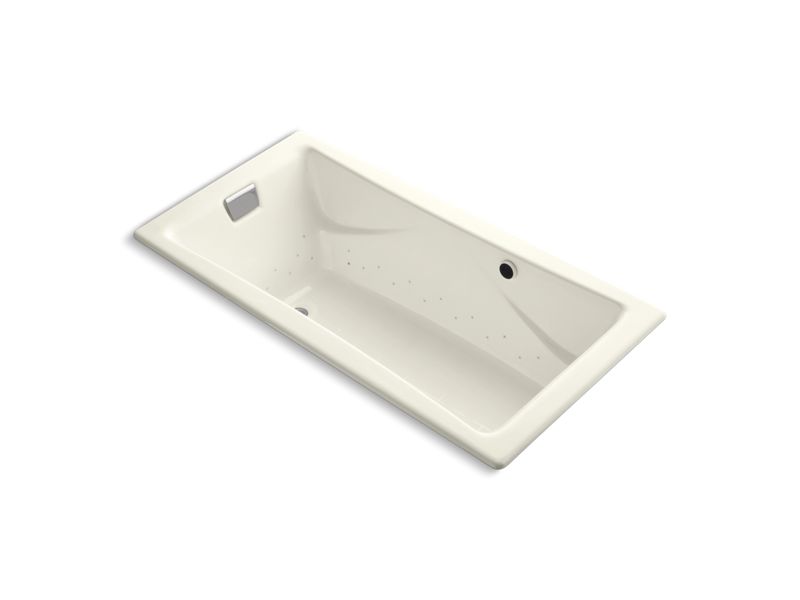 KOHLER 865-GH96 Tea-for-Two 71-3/4″ x 36″ Heated BubbleMassage air bath