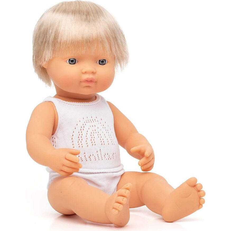 Blond Boy | Caucasian Baby Doll 15″