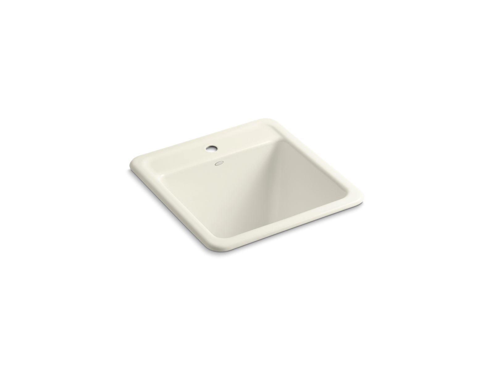 KOHLER K-19022-1-96 Park Falls 21″ Top-/Undermount Single-Bowl Utility Sink In Biscuit