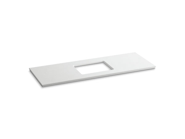 Solid/Expressions® 61″ Vanity Top With Single Verticyl® Rectangular Cutout